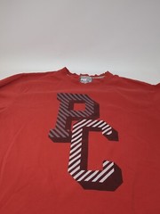 Play Cloths PC Front Graphics Red Men’s T-Shirt Size Large