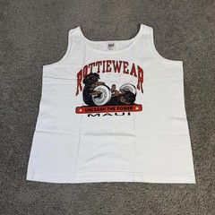 VTG 90s Rottiewear Shirt Mens L Tank Maui Rottweiler Muscle Body Building Gym
