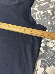 MINT Vtg 90s Expressions Blank Tank Top Navy L USA Single Stitch Paper Tag