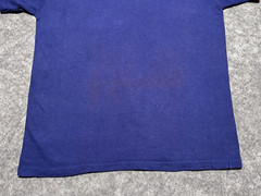 VINTAGE Blank DISCUS Athletic BLUE Baggy Medium Shirt Fading Tultex USA