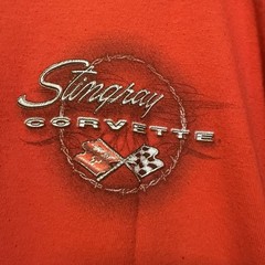 Joe Blow T’s Chevy Corvette Stingray Men’s Red T-Shirt 2XL
