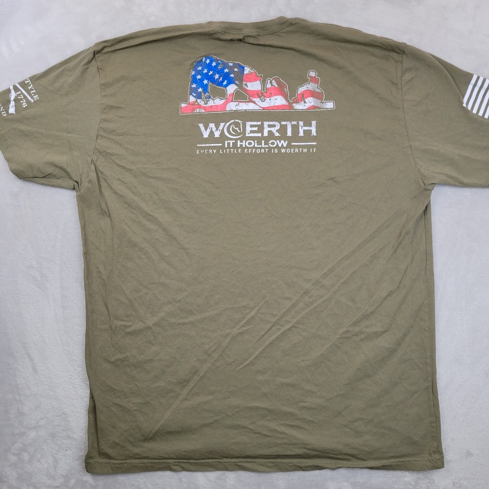 Grunt Style T Shirt Men XXXL Patriot Military Tactical Veteran 2A USA Woerth 490
