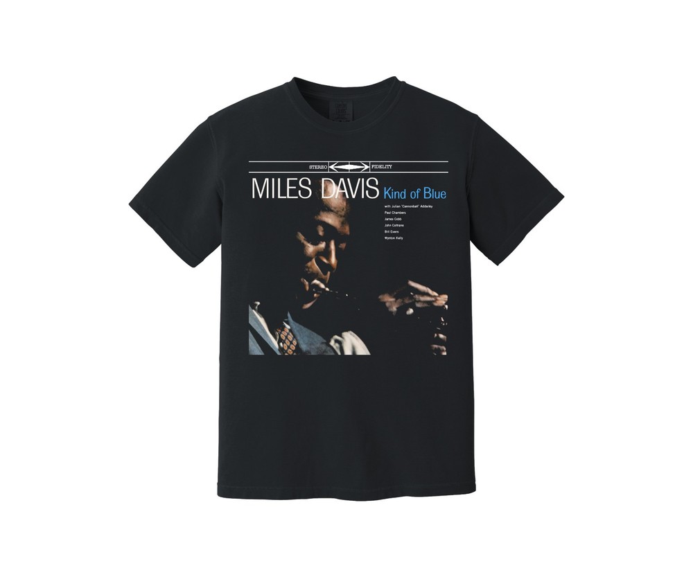 Miles Davis Kind Of Blue Heavyweight T Shirt – John Coltrane, So What, Blue Note