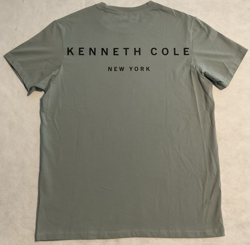 Kenneth Cole Men’s Small City Dweller Collection Logo Crew Neck Tee Shirt NEW