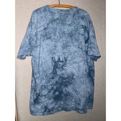 The Mountain Vintage 2XL 2003 Steam Engine Train TieDye TShirt Blue Ted Blaylock