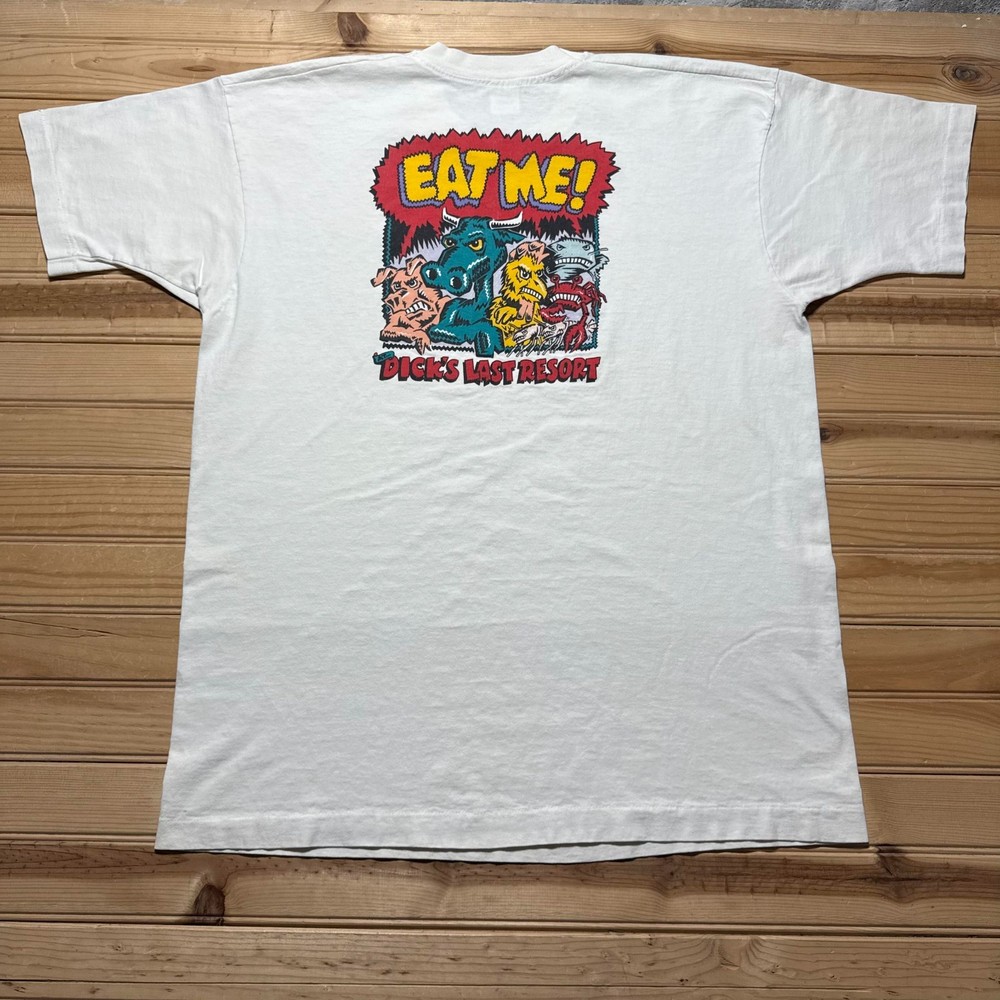 Vintage 90s Dick’s Last Resort Myrtle Beach South Carolina Graphic Shirt USA XL