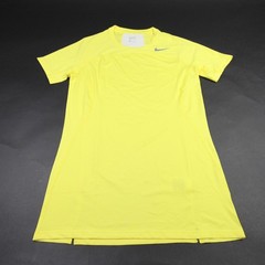 Nike Pro Short Sleeve Shirt Men’s Yellow New without Tags Multiple Sizes