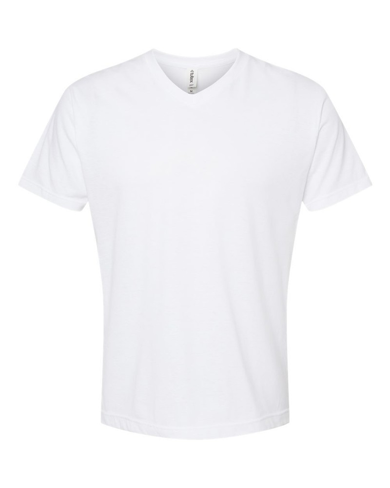 Tultex 207 Men’s Poly-Rich V-Neck T-Shirt
