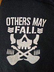 Others May Fall T- Shirt Black Logo Short Sleeve Size Large (F51)