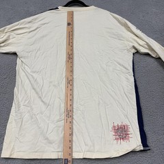 Vokal Shirt Mens 3XL Blue Cream Long Sleeve Embroidered Applique Streetwear