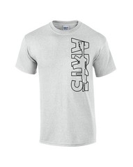 AR-15 T-Shirt Out Line Logo Rifle Gun Size S,M,L,XL.2XL,3XL,4XL,5XL 100% cotton