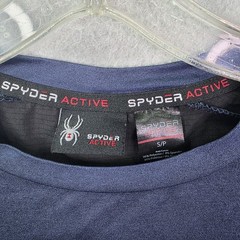 Spyder T Shirt Men’s Sz S Performance Short Sleeve Blue
