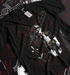 Anime Black Clover Asta Demon Black T-Shirt