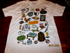 NWT SEINFELD Soup Nazi AND OTHERS T-shirt NBC Studios Mens TV Show Shirt SZ SM