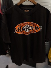 BRAND NEW – Bottega Desires Tee T-Shirt F**k The World Anarchy (Large)