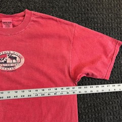 Vintage Buffalo Bill Historical Center T Shirt L Red Cody Wyoming Comfort Colors