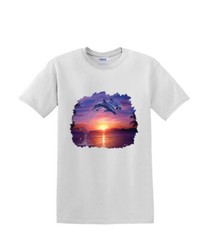 T-Shirt S to 2XL 3XL – DOLPHIN LEAP of faith water waves resort fun adult