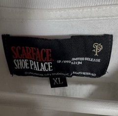 Limited Edition Scarface X Shoe Palace Men’s Tee Size Xl White Okay Condition