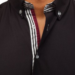 Mens Winter Leisure Shirt Long Sleeved Classic Mens Comfort Breathable Shirt