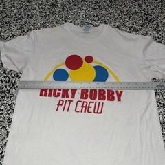 Ricky Bobby Pit Crew Talladega Nights Men’s White Size S