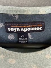 Reyn Spooner T-Shirt Men’s 2XL Pocket Cotton Poly Blend Ocean Theme Seahorse XXL