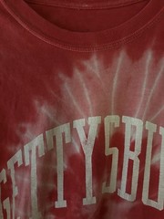 Gettysburg tie-dye t-shirt size large. Minor graphics wear as pictured .