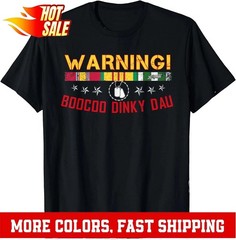 New Limited Boocoo Dinky Dau, Cool Vietnam Veteran T-Shirt