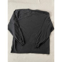 Carhartt Mens Large Long Sleeve T-Shirt Black K231 Loose Fit Arm Logo Spellout