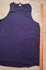 Tulio Tank Top Muscle Sexy Clubwear Sz. Med. Navy Blue