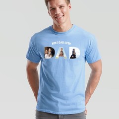 Personalised Unisex T Shirts Add Your Photo Text Ultra Soft Front & Back Print