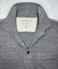 BANANA REPUBLIC The Vintage T Grey Collared Shirt Men’s M Cotton Summer Preppy