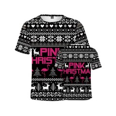 Men/Women/Teens Christmas T-Shirt 3D Print Cosplay Short Sleeve Jersey Tee