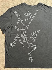 Arc’teryx Cormac Arc’Bird Logo Short Sleeve T Shirt Men’s XXL BLACK HEATHER NEW