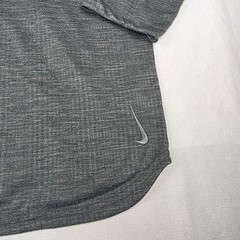 Nike Yoga Shirt Men 2XL Gray Heather Pullover Long Sleeve Dri Fit Crewneck XXL