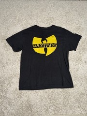 Wu-Tang Black Yellow Graphic Men’s Size XL Cotton Crew Neck Short Sleeve T-Shirt