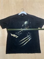 Vintage Y2K Wolverine Men’s T Shirt Marvel Mad Engine X-Men Black Size XXL