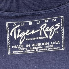 Russell Athletic Shirt Mens XL Blue Auburn University Graphic Tee Cotton