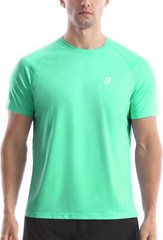 Men’s Short Sleeve Rash Guard UPF 50+ Sun Protection Quick Dry Lightweight Swim