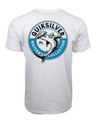 QUIKSILVER WATERMAN COLLECTION SHARK FISH GRAPHIC T SHIRT
