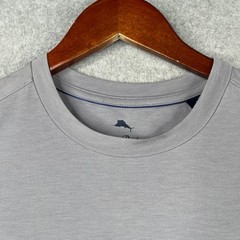Tommy Bahama T SHirt Island ZOne UPF 50+ Light Gray Beach Casual Mens Large