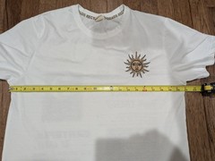 Men’s Recycled Threads Short Sleeve White T Shirt Size Large