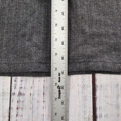 G.H Bass & Co Charcoal Ribbed Knit Short Sleeve Cotton Tee Men’s XXL