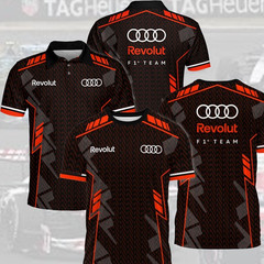 🔥NEW- Audy F1 Teamwear For Fans Polo All Over Print, Fomula 1 Racing Gift