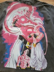 MAJIN BUU DRAGON BALL Z ON A SHAKA HEAVYWEIGHT GARMET DYED T SHIRT “MODERN”
