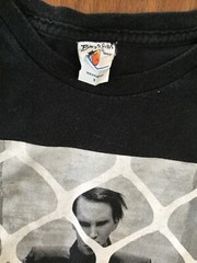 Marilyn Manson Bay Island Sportswear T Shirt Mens Medium Black