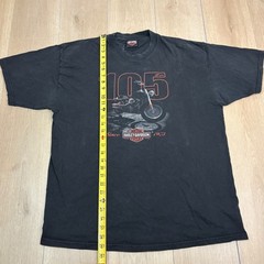 Vintage Harley-Davidson 105th Anniversary T-Shirt Palm Beach Florida Black 2008