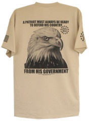 Second Amendment A Patriot Must Always Be Ready to Defend His Country T-Shirt