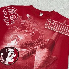 Y2K Delta Magnum Weight Florida State Seminoles Fear The Spear AOP Shirt XL