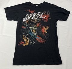 Avenged Sevenfold A7X Tultex Fine Jersey Skeleton Graphic Print Adult Size Small