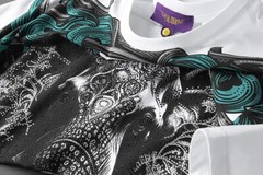 New Fashion Elephant Rhinestone Summer Short Sleeve Luxury Men Trend T-Shirt